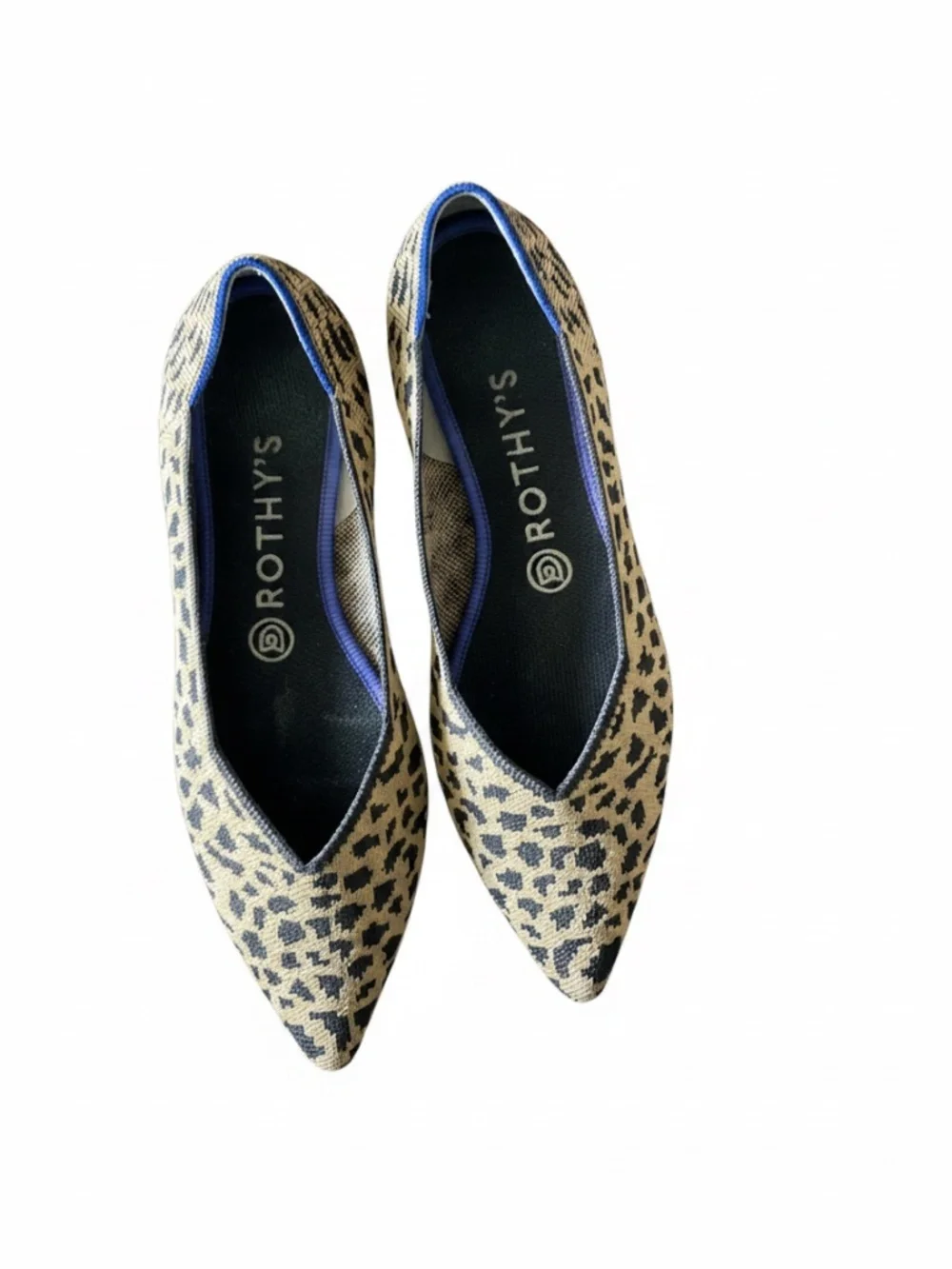 NWOT Rothy’s leopard flats - Picture 1 of 2